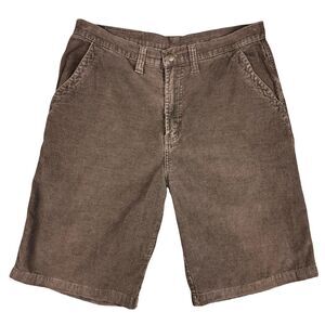 Alan Perry Jeanswear Chocolate Brown Corduroy Men's Shorts